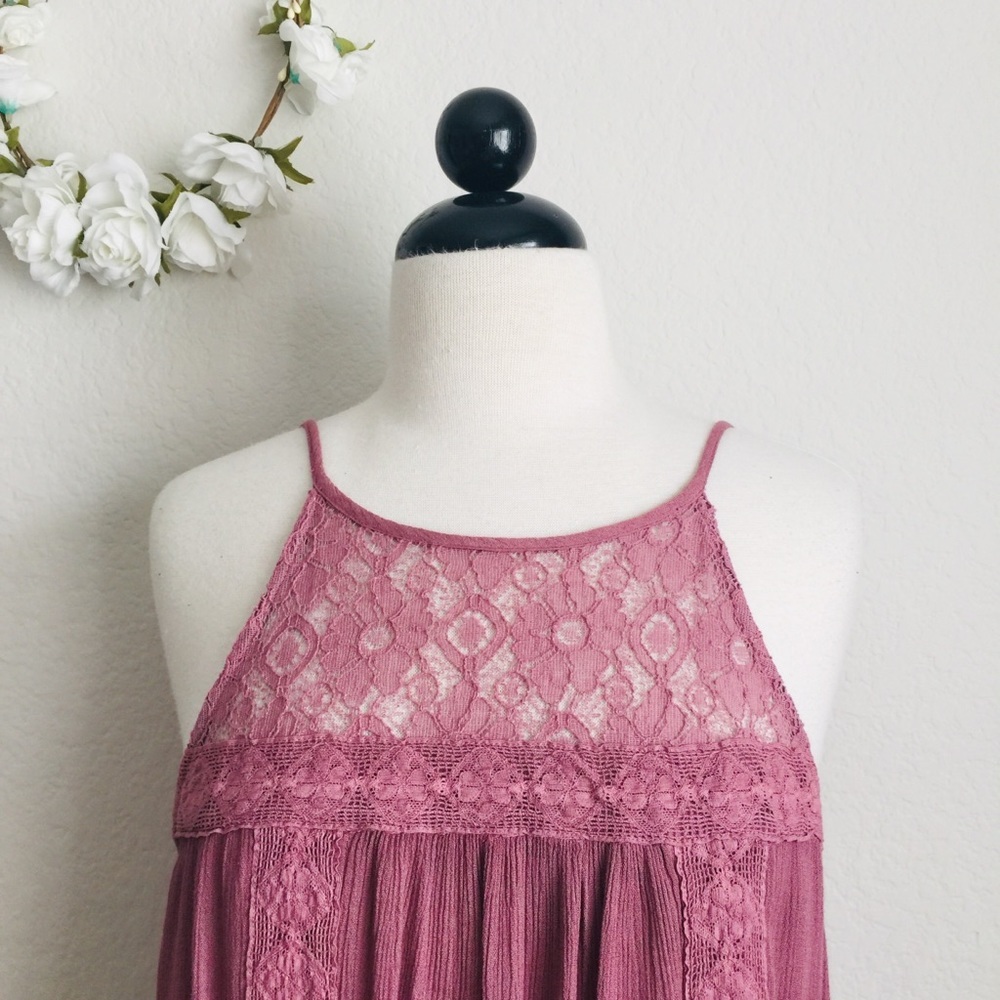 Laced Pink Ombré Dress/Tunic - Picture 2 of 8